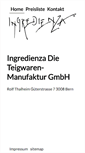 Mobile Screenshot of ingredienza.ch